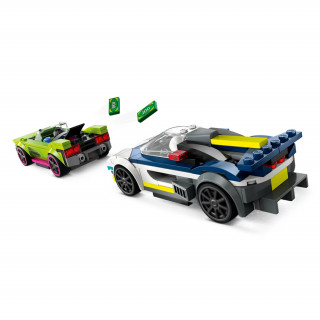 LEGO City Rendőrautó és sportkocsi hajsza (60415) Játék