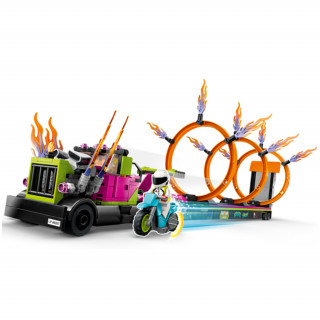 LEGO City: Kaszkadőr járgány és tűzgyűrű kihívás (60357) Játék