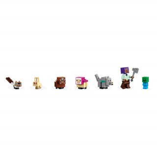 LEGO Minecraft Az Állatrezervátum (21253) Játék