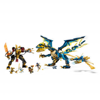 LEGO NINJAGO Elemi sárkányok vs. A császárnő robotja (71796) Játék