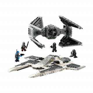 LEGO Star Wars Mandalóri Fang vadászgép vs. TIE elfogóvadász (75348) Játék