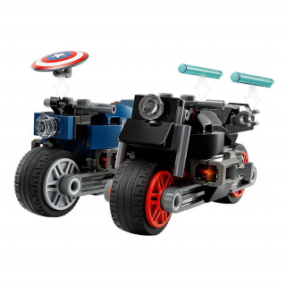 LEGO Super Heroes Marvel Fekete Özvegy és Amerika Kapitány motorkerékpárok (76260) Játék