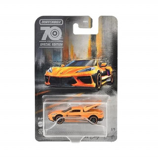 Matchbox 70. évfordulós nyitható kisautó - 2020 Chevy Corvette C8 (HMV12-HMV14) Játék