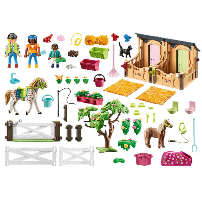 Playmobil Lovaglás a lovas karámoknál (70995) Játék