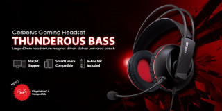 ASUS ROG Cerberus Headset (90YH0061-B1UA00) PC