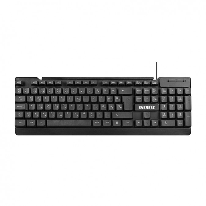 Everest KB-2030 Keyboard HU (Fekete) PC
