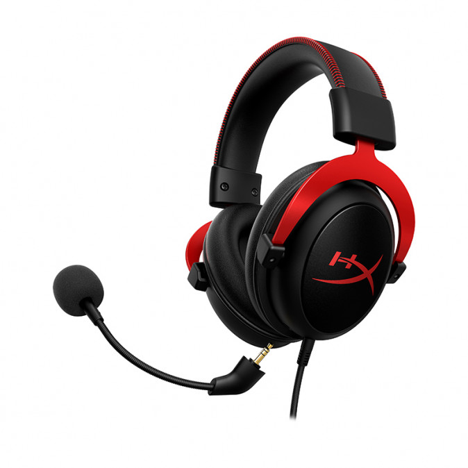 HyperX Cloud II - Gaming fejhallgató (Fekete-Piros) (4P5M0AA) PC