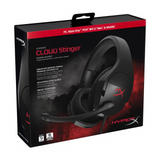 Kingston HyperX Cloud Stinger Gaming Headset (Black) HX-HSCS-BK-EM PC