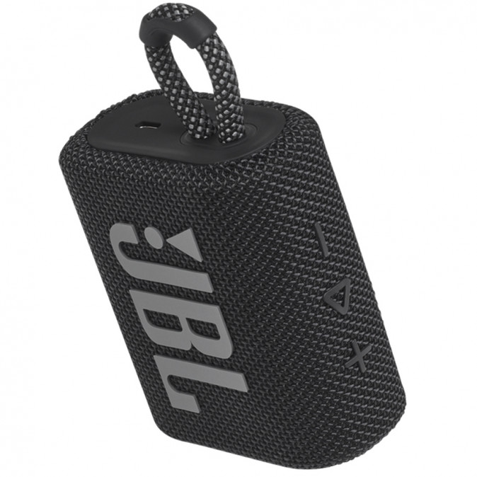 JBL Go 3 Bluetooth hangszóró - Fekete (JBLGO3BLK) PC