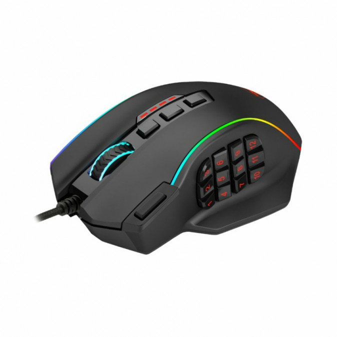 Redragon Perdition 4 vezetékes gaming egér - Fekete (M901-K-2) PC