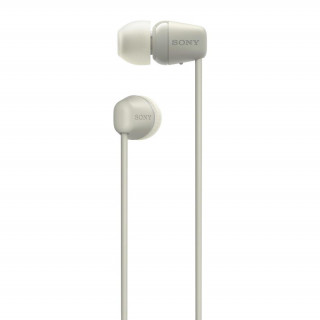 Sony WI-C100 vezeték nélküli Bluetooth fülhallgató - Bézs (WIC100C.CE7) Mobil
