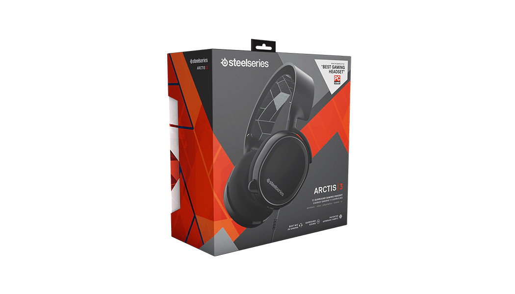 SteelSeries Arctis 3 7.1 (2019 Edition) - Fekete PC