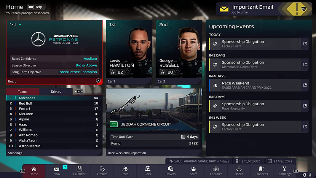 F1 Manager 2022 PS5
