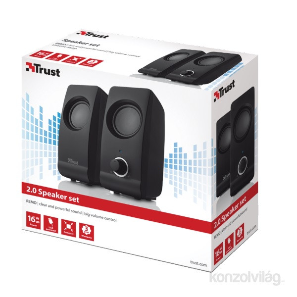 Trust Remo [2.0] - Fekete PC