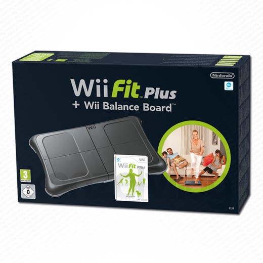 Wii Fit - Wii Fit Plus szoftverrel (Fekete) Wii